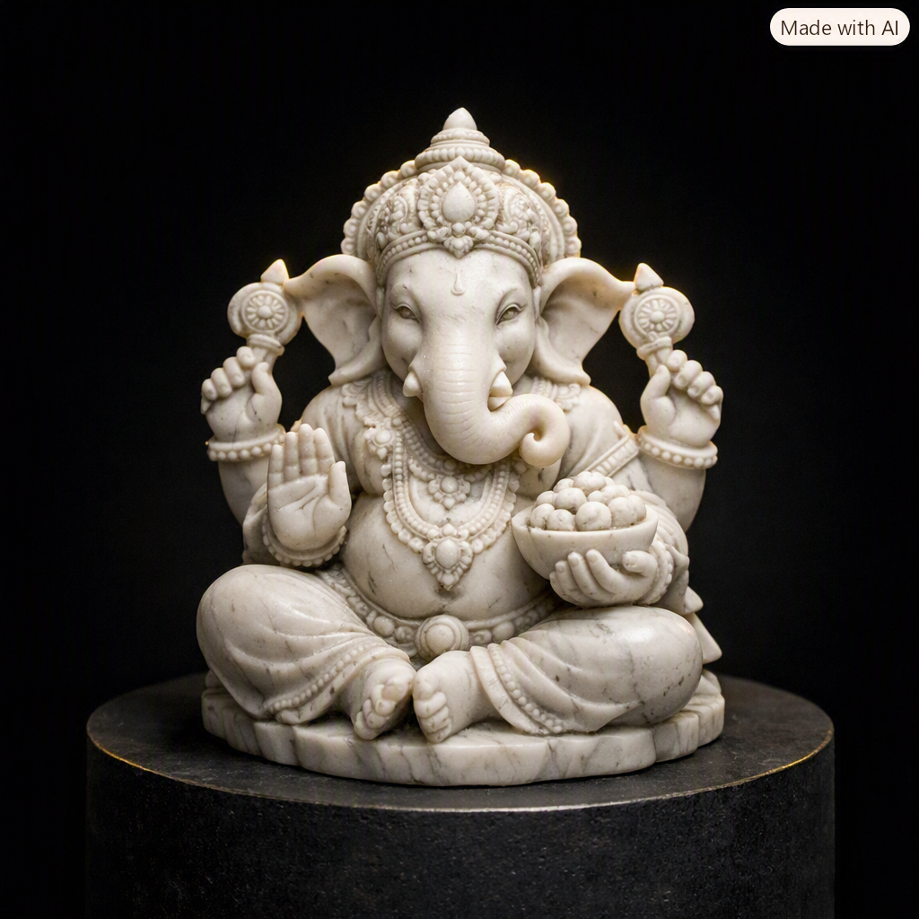 Ganesh Ji marble murti collection