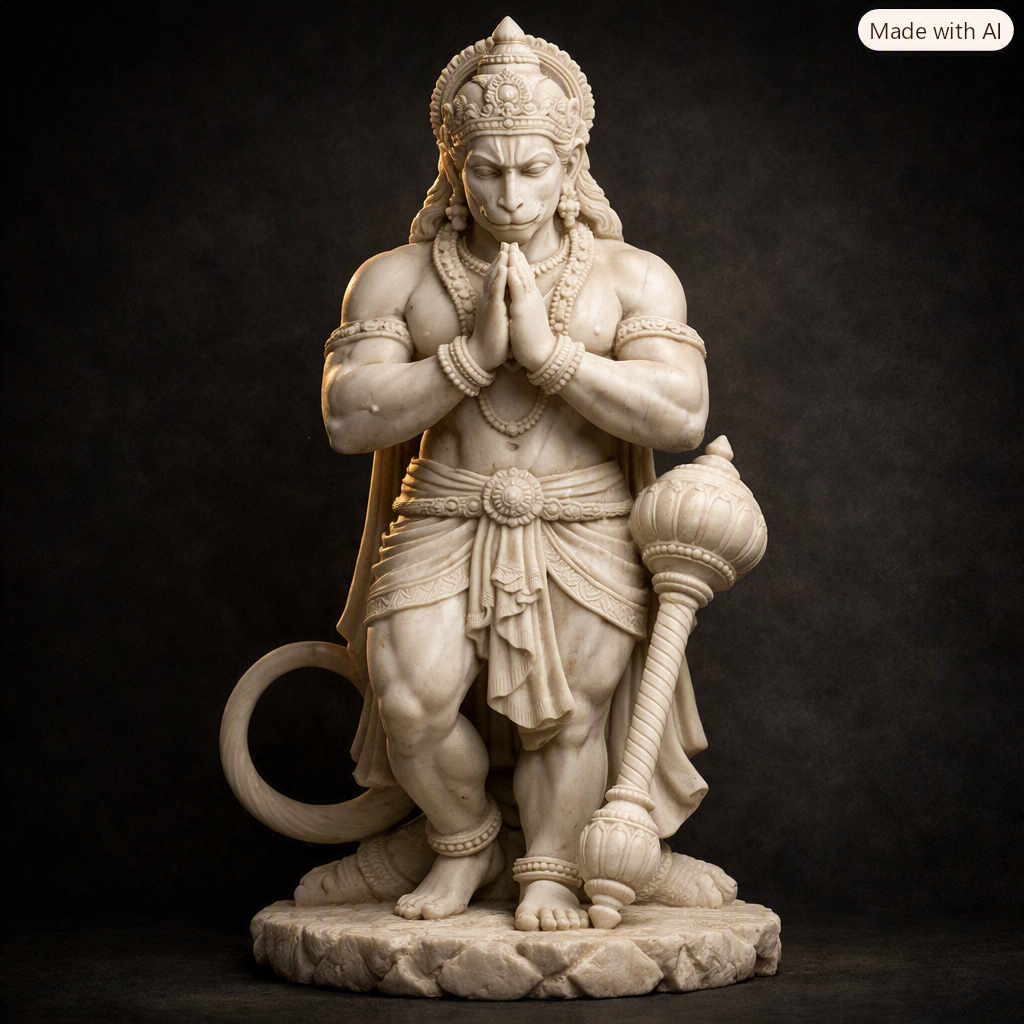 Hanuman Ji marble murti collection