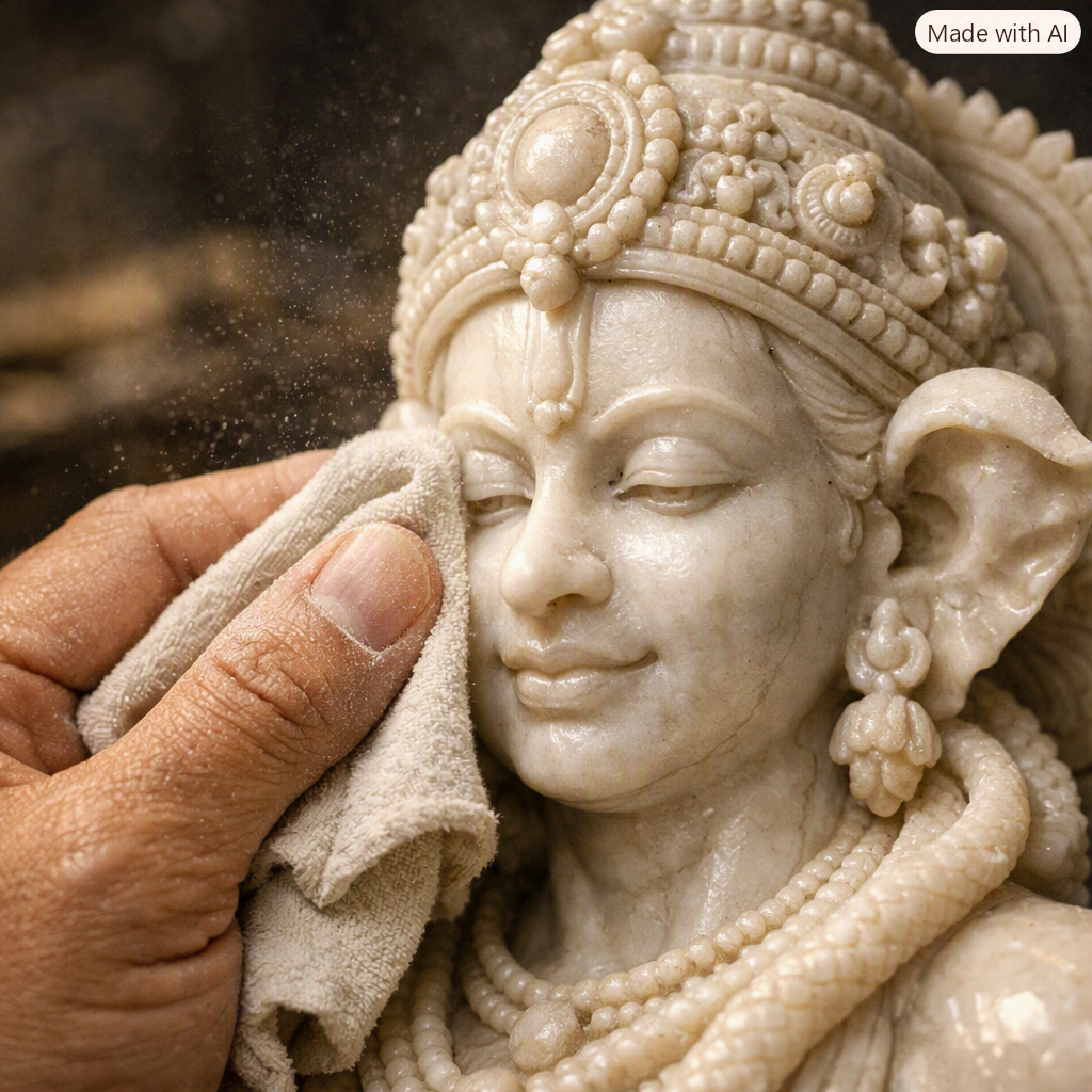 Murti Craft marble idol gallery image 2